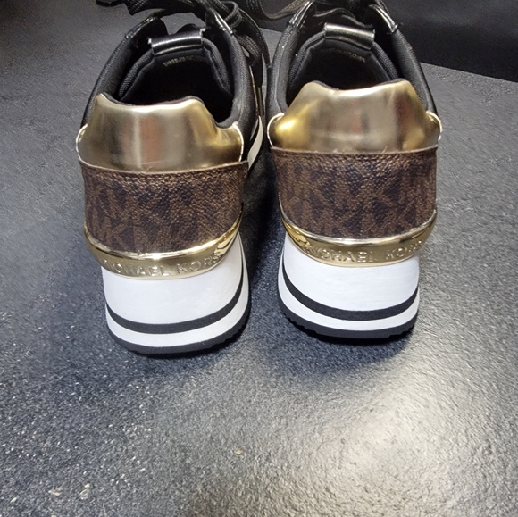 Michael Kors Black and Brown Sneakers - Picture 3 of 4